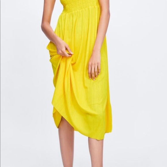 ZARA Elasticized Dress - Picture 5 of 8